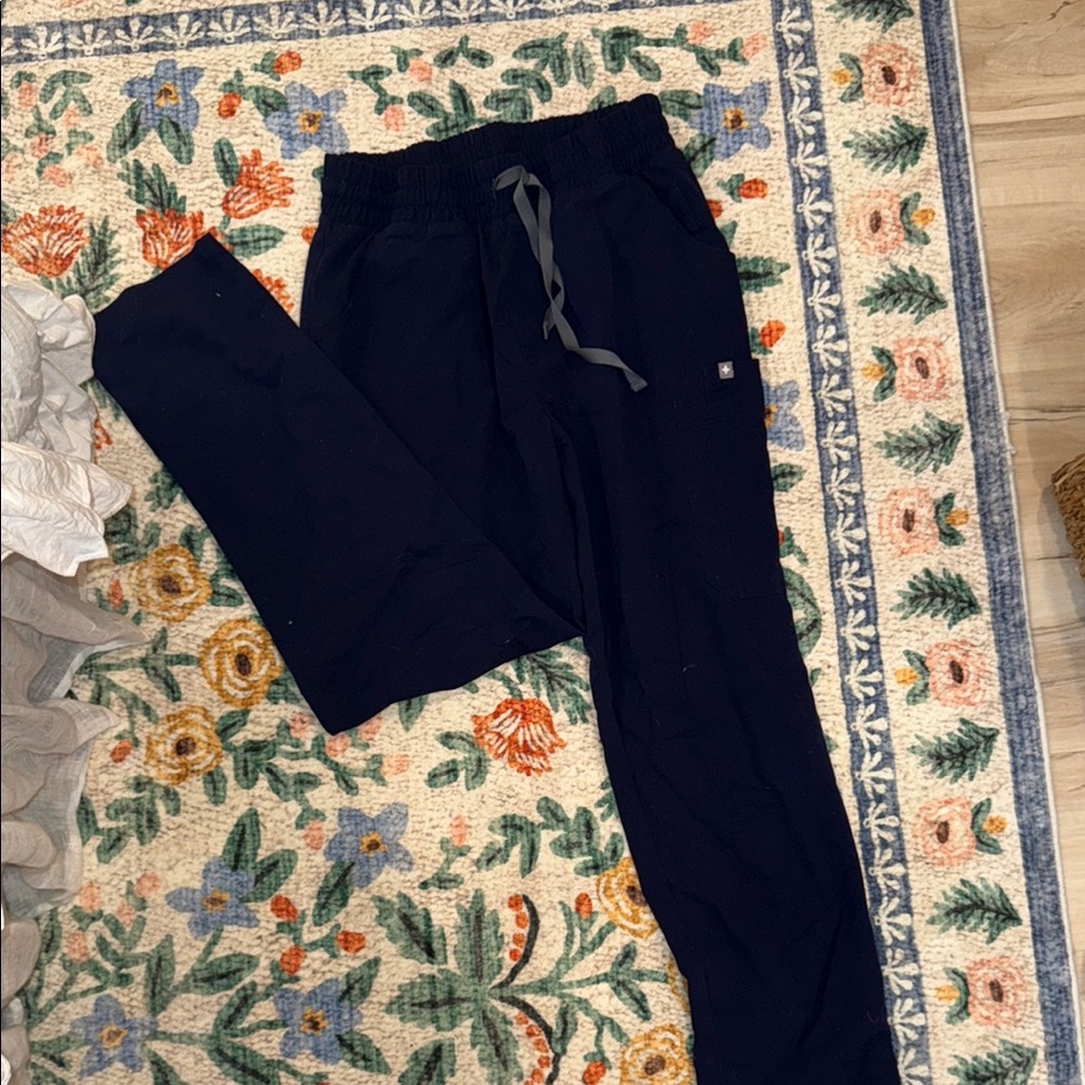 Figs Navy Blue Scrub Pants